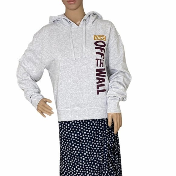 VANS Sidewall Stamp Off The Wall Grey Hoodie W VN0A5HJN15P - Picture 6 of 9